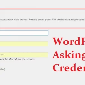 WordPress Asking for FTP Credentials